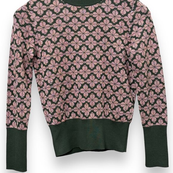 BNWT Kate Spade New York Turtleneck Sweater with Spade Flower Pattern - Picture 7 of 12